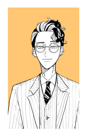 Shuji Hanma Mustard Sketch Wallpaper