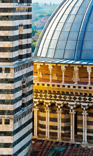 Siena Cathedral Steeple Wallpaper