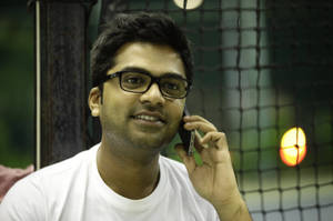 Silambarasan Tr Simbu White Shirt Wallpaper