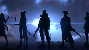 Silhouette Of Agents Valorant Desktop Wallpaper