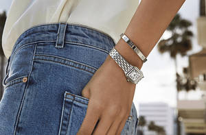 Silver Cartier Watch Bracelet Wallpaper