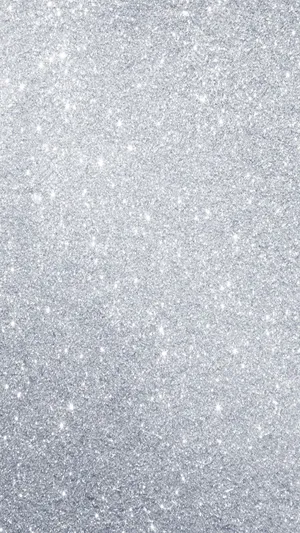 Silver Glitter Background With Sparkles Wallpaper