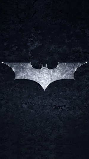 Silver Grunge Batman Logo Iphone Wallpaper
