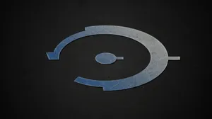 Silver Halo Logo Wallpaper