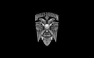 Silver Harley Davidson Logo Wallpaper