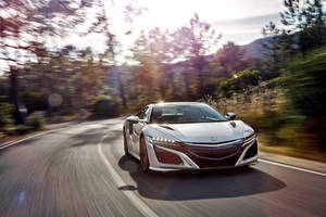 Silver Honda Acura Nsx Wallpaper