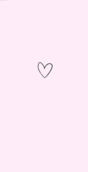 Simple And Cute Iphone Heart Wallpaper
