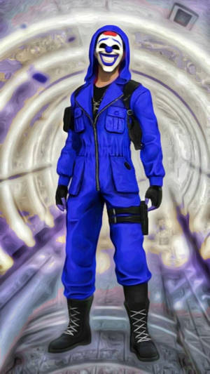 Simple Blue Criminal Bundle Phone Wallpaper