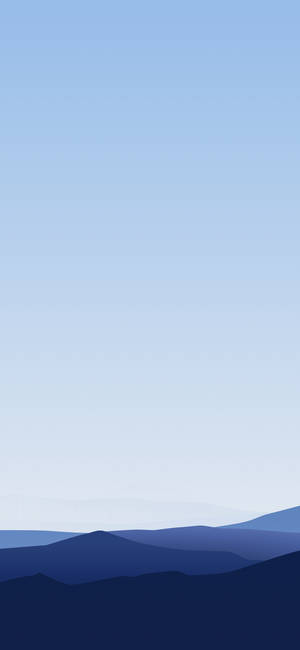 Simple Blue Mountains Basic Wallpaper