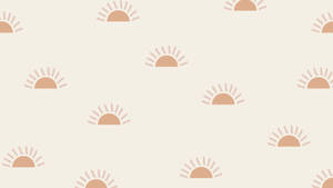 Simple Boho Suns Wallpaper