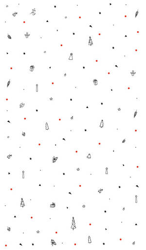 Simple Christmas White Designs Wallpaper