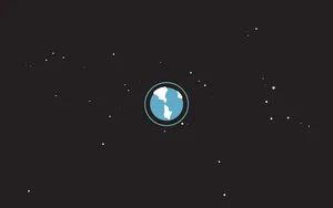 Simple Desktop Earth Galaxy Wallpaper