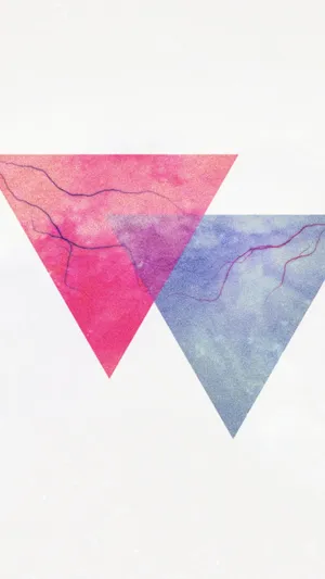 Simple Geometric Phone Upside-down Triangle Wallpaper