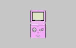 Simple Pink Game Boy Advance Sp Art Wallpaper