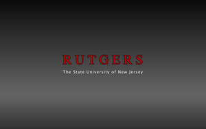 Simple Rutgers Full Logo Wallpaper