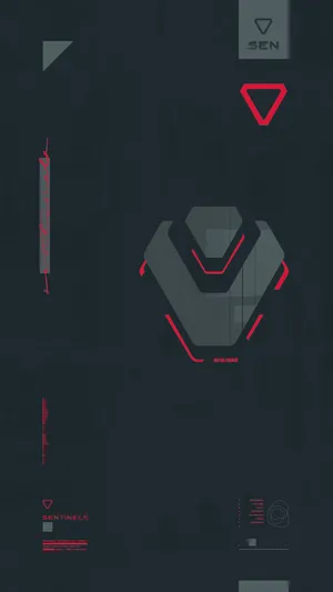 Simple Valorant Logo Iphone Wallpaper