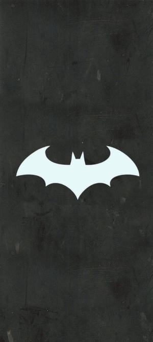 Simple White Batman Logo Iphone Wallpaper