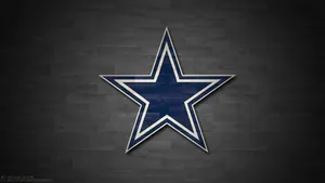 Simple Wooden Dallas Cowboys Logo Wallpaper