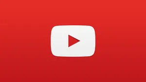 Simple Youtube Background Logo Wallpaper