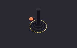 Simplistic Gaming Console Joystick Wallpaper