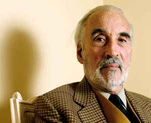 Singer Actor Christopher Lee Wallpaper