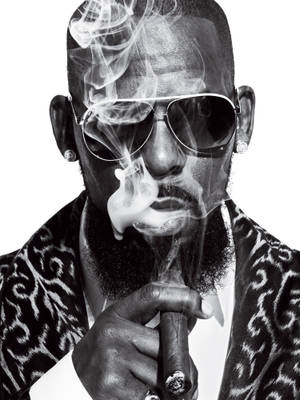 Singer R Kelly Smoking Poster Wallpaper