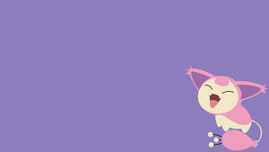 Skitty Pokemon Pastel Desktop Wallpaper