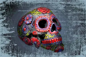 Skull Art Smile Wallpaper