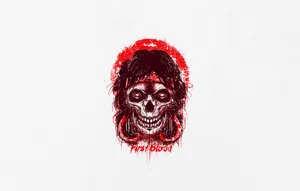 Skull-faced Rambo Wallpaper