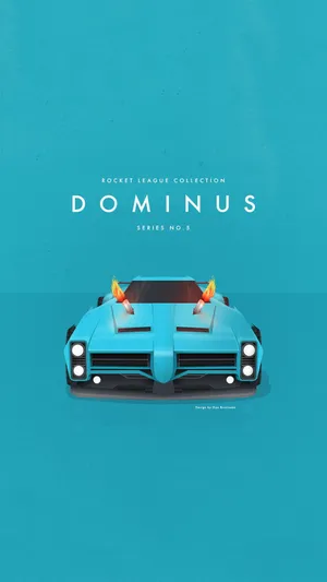 Sky Blue Dominus Car Rocket League Iphone Wallpaper