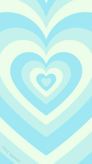 Sky Blue Wildflower Heart Wallpaper