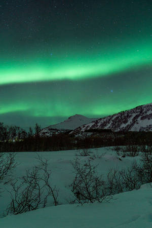 Sky Hd With Northern Lights Wallpaper
