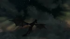 Skyrim 4k Dragon Silhouette Wallpaper