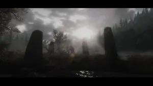 Skyrim Four Posts Desktop Wallpaper