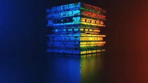 Skyscrapers Reach For The Sky In A Futuristic City Wallpaper