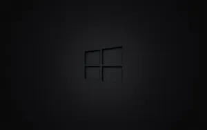 Sleek And Minimalist Black Windows 1 Wallpaper