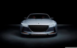Sleek Gray Hyundai Genesis Wallpaper