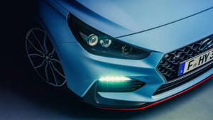 Sleek Hyundai I30 N Performance Car Wallpaper
