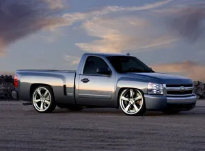 Sleek Low Truck In Optimal Performance Wallpaper