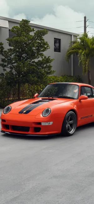 Sleek Porsche Iphone Wallpaper Wallpaper