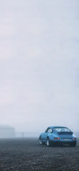 Sleek Porsche Sports Car With Iphone Screen Wallpaper