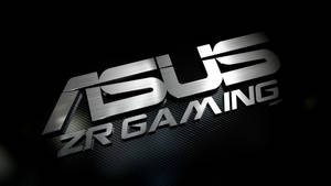 Sleek Silver Asus Zephyrus Gaming Logo Wallpaper