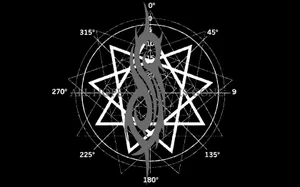 Slipknot On Nine Star - A Symphony Of Heavy Metal Wallpaper