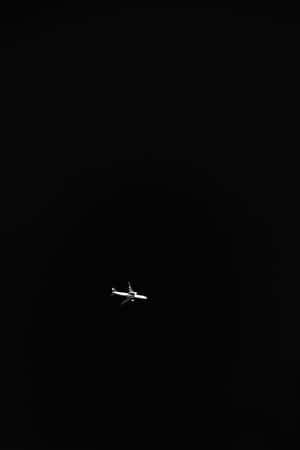 Small Airplane Minimalist Wallpaper