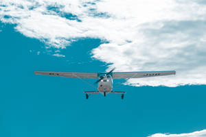 Small Plane Wings Blue Sky Wallpaper