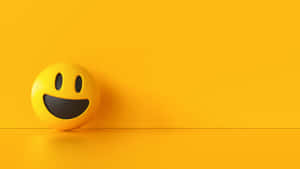 Smile Emoji Yellow Wallpaper