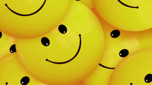 Smile Emoji Yellow Wallpaper