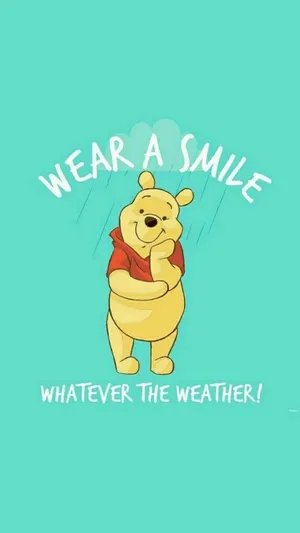 Smile Winnie The Pooh Quotes Wallpaper