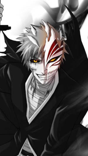 Smiling Hollow Ichigo Bleach Iphone Wallpaper