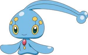 Smiling Manaphy Wallpaper